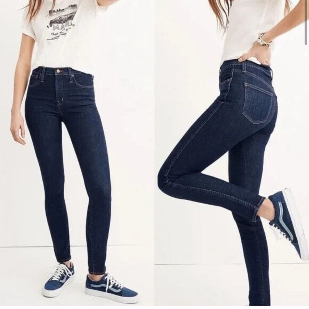 Madewell 10" High-Rise Skinny Jeans Size 32 in Lucille Wash